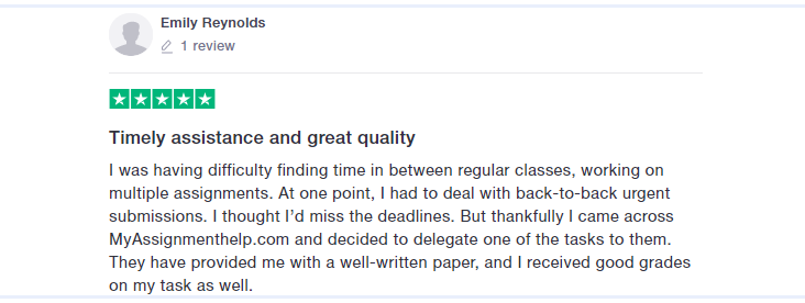 MyAssignmentHelp reviews- Latest Reviews by Students [/5]